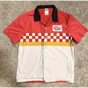 Disney Parks Pizza Planet Toy Story Best In The Galaxy Camp Bowling Shirt S New